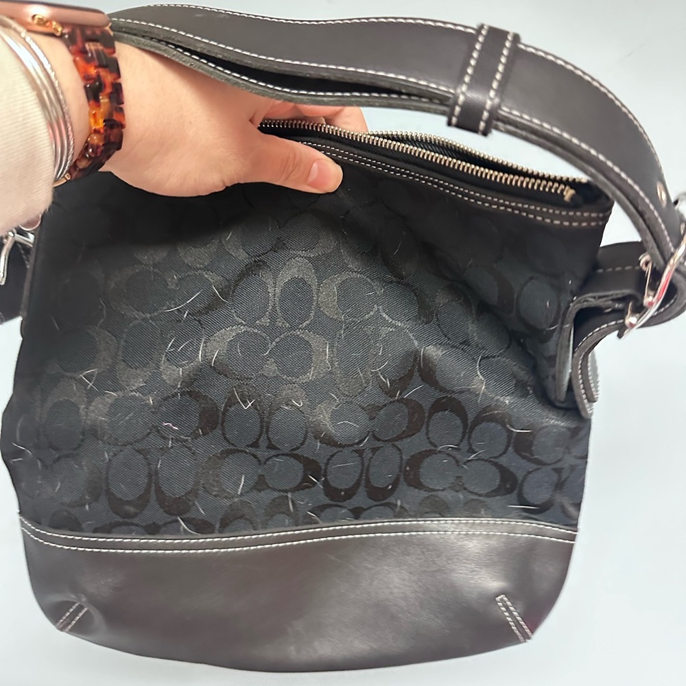 Black Coach Shoulder Bag